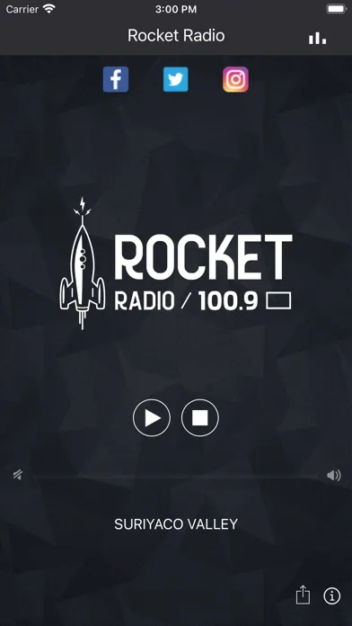 Captures d'écran de Rocket Radio