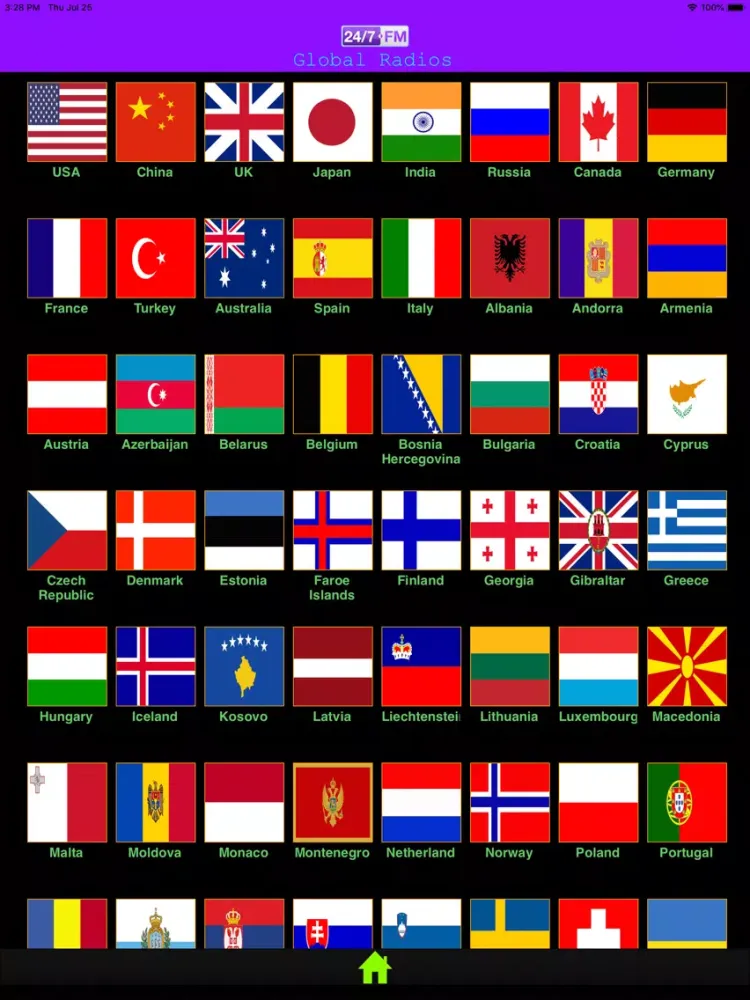 Capturas de tela do 24/7.FM - Global Radios iPad 