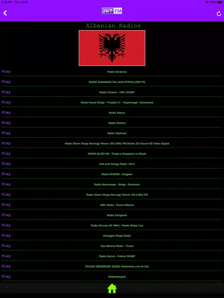 Capturas de tela do 24/7.FM - Global Radios iPad 