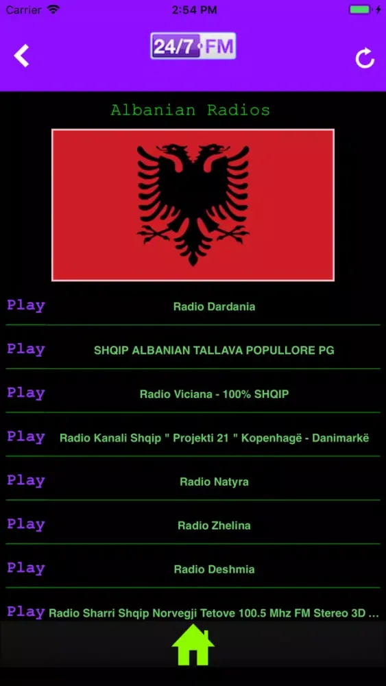 Capturas de tela do 24/7.FM - Global Radios
