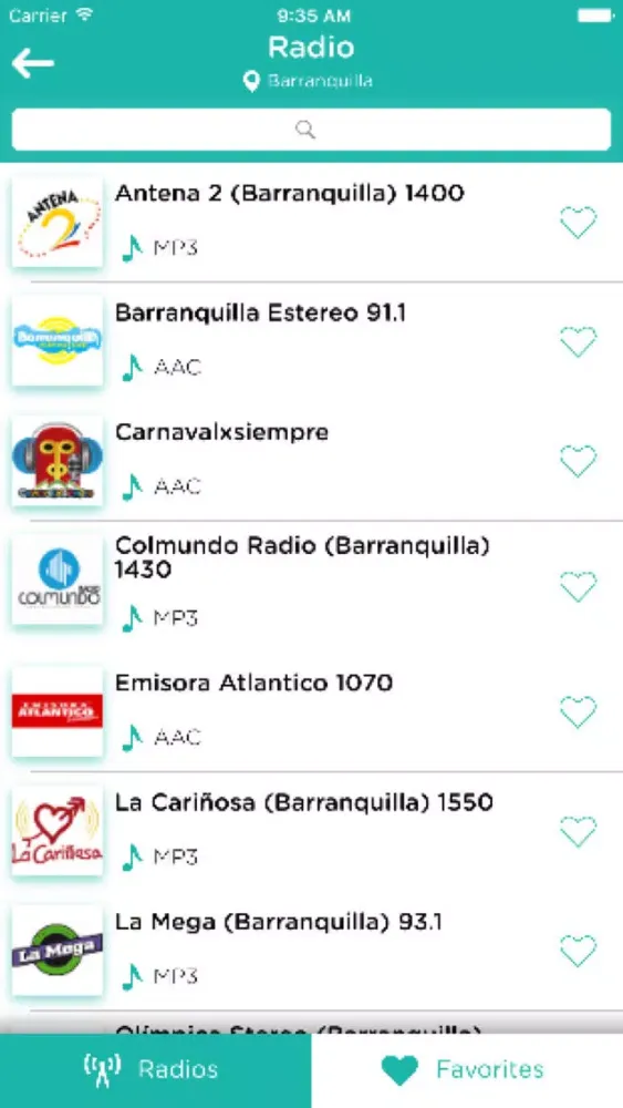Colombia Radios: Listen live colombian stations radio, news AM & FM online स्क्रीनशॉट