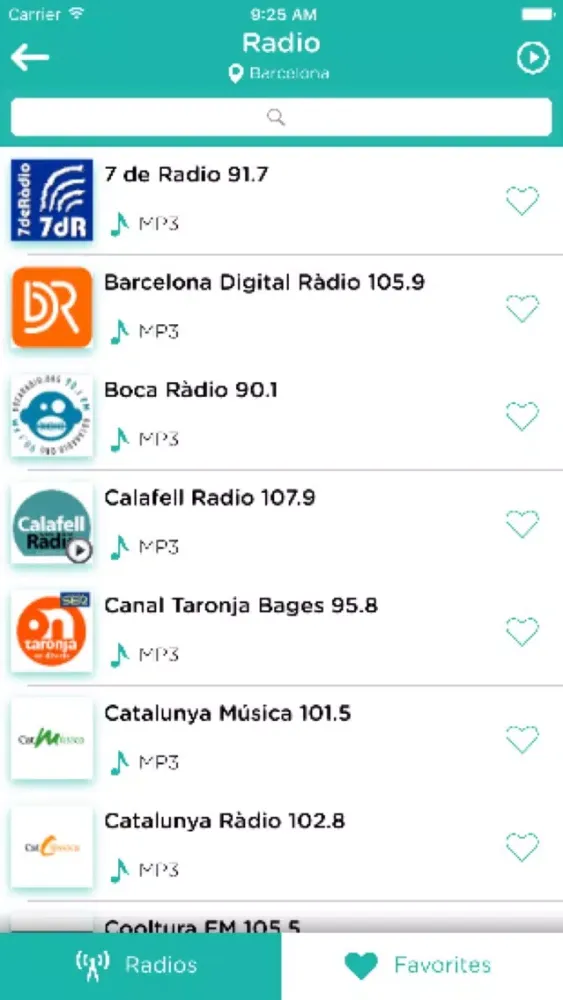 Capturas de pantalla de Spain Radios: Listen live spanish stations radio, news AM & FM online