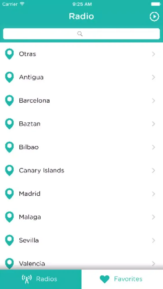 Capturas de pantalla de Spain Radios: Listen live spanish stations radio, news AM & FM online