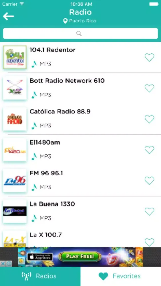 Captures d'écran de Puerto Rico Radios: Listen live stations radio, news AM & FM online