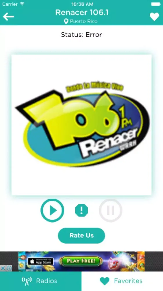 Captures d'écran de Puerto Rico Radios: Listen live stations radio, news AM & FM online