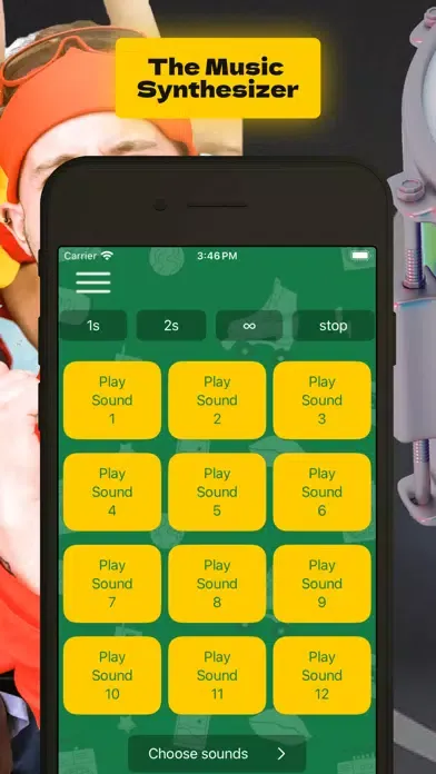 Capturas de pantalla de Uniet app synthesizer & music
