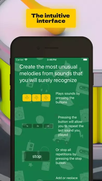 Capturas de pantalla de Uniet app synthesizer & music