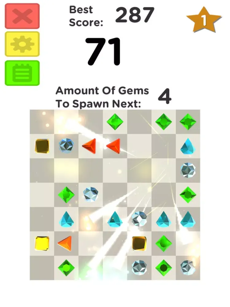 Скриншоты Gem Move Match iPad 