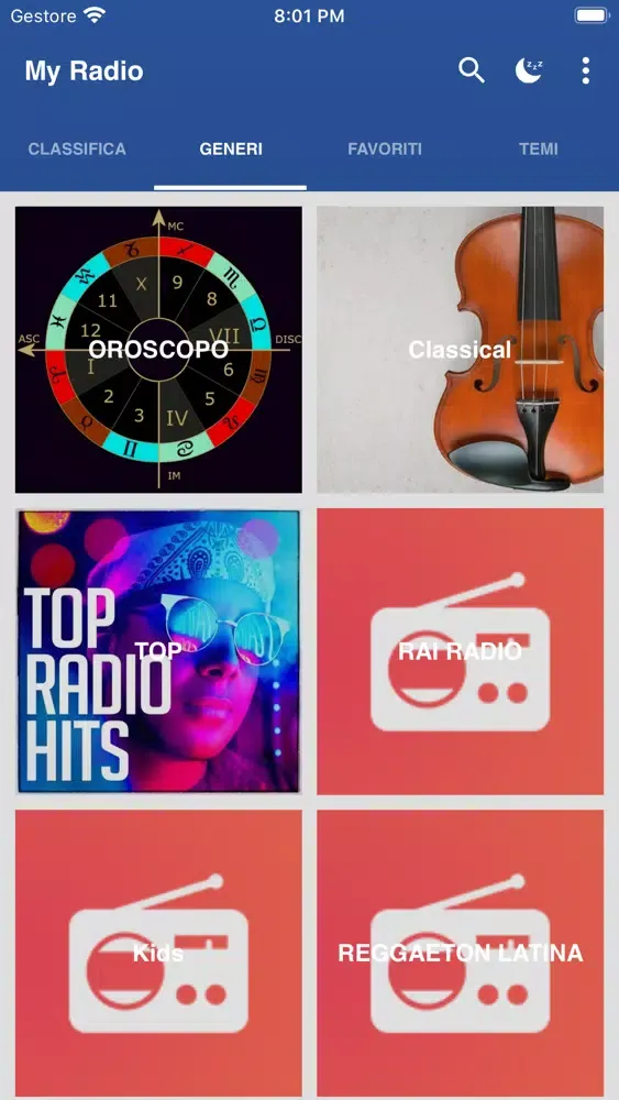 Ảnh chụp màn hình của My Radio - Radio Italia