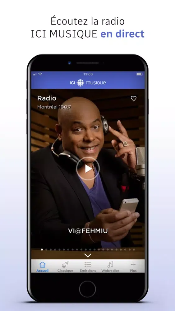 ICI Musique स्क्रीनशॉट