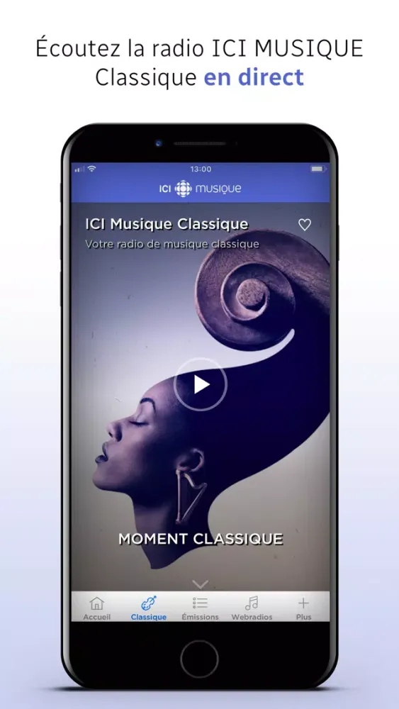 ICI Musique स्क्रीनशॉट