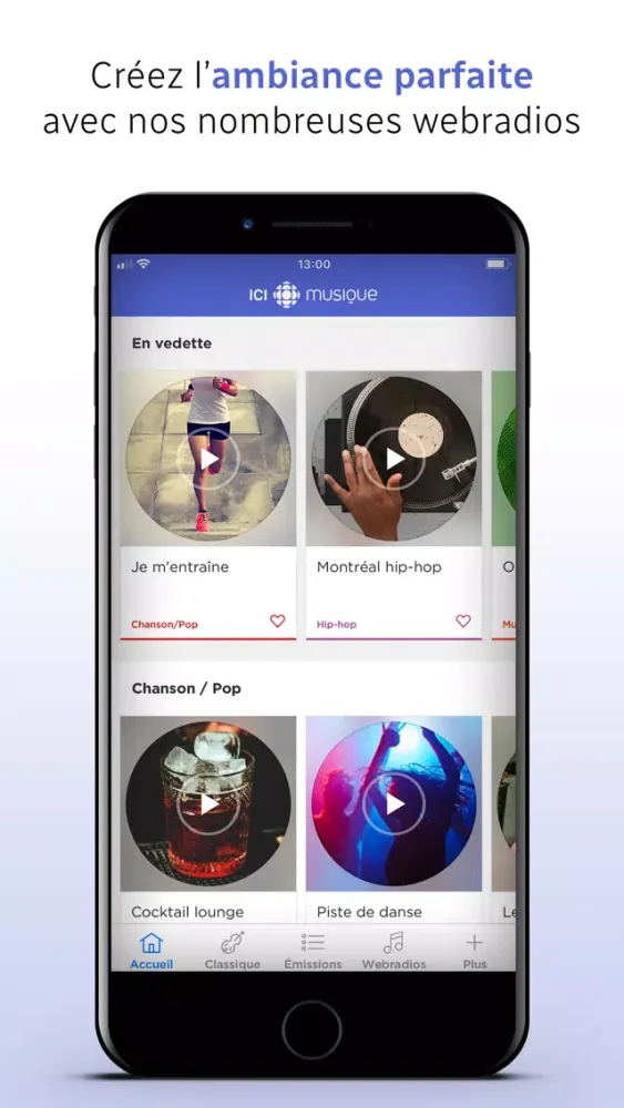 ICI Musique स्क्रीनशॉट