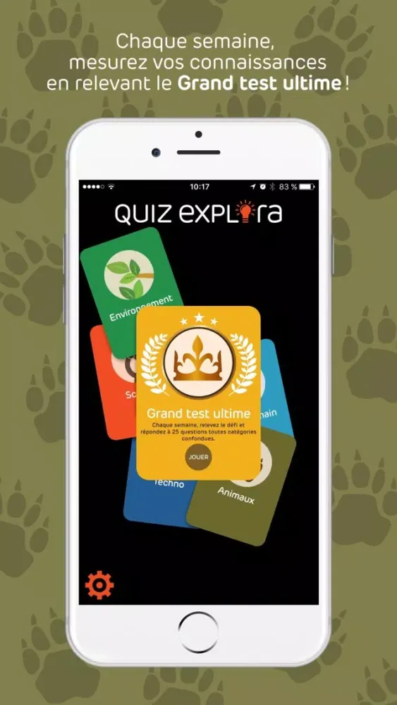 Zrzuty ekranu QUIZ EXPLORA