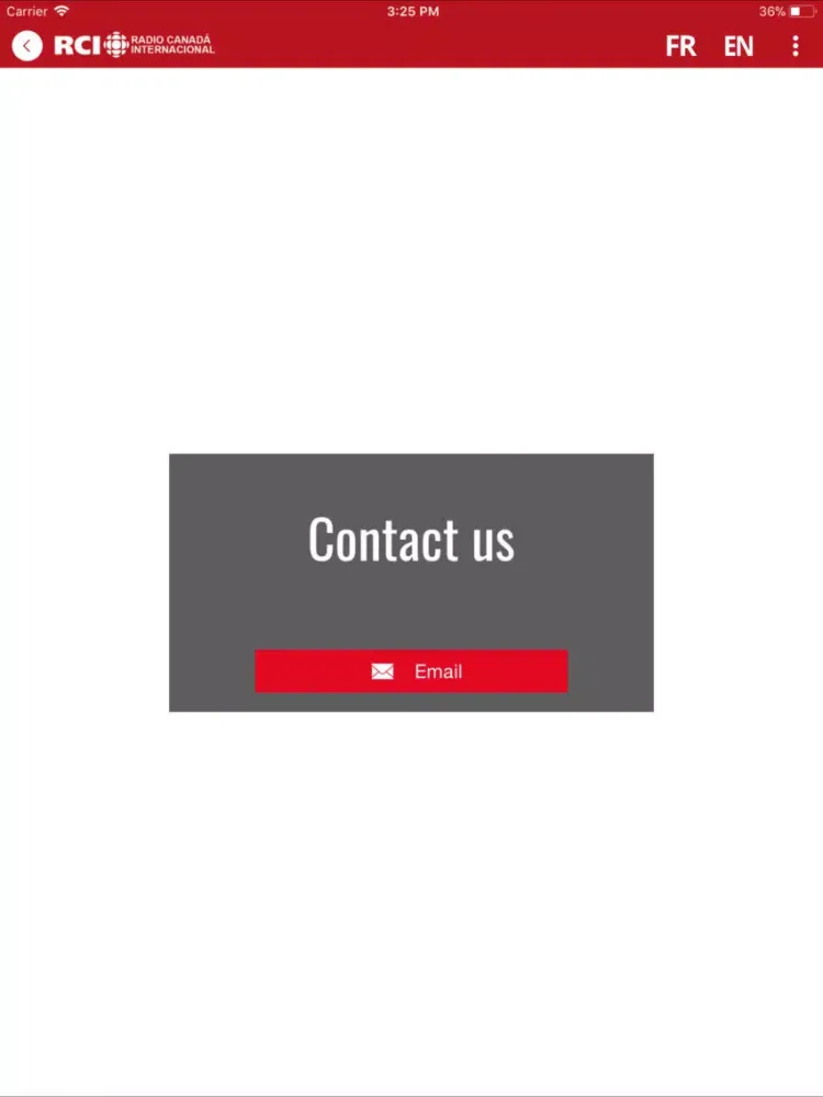 Radio Canadá Internacional iPad  স্ক্রিনশট