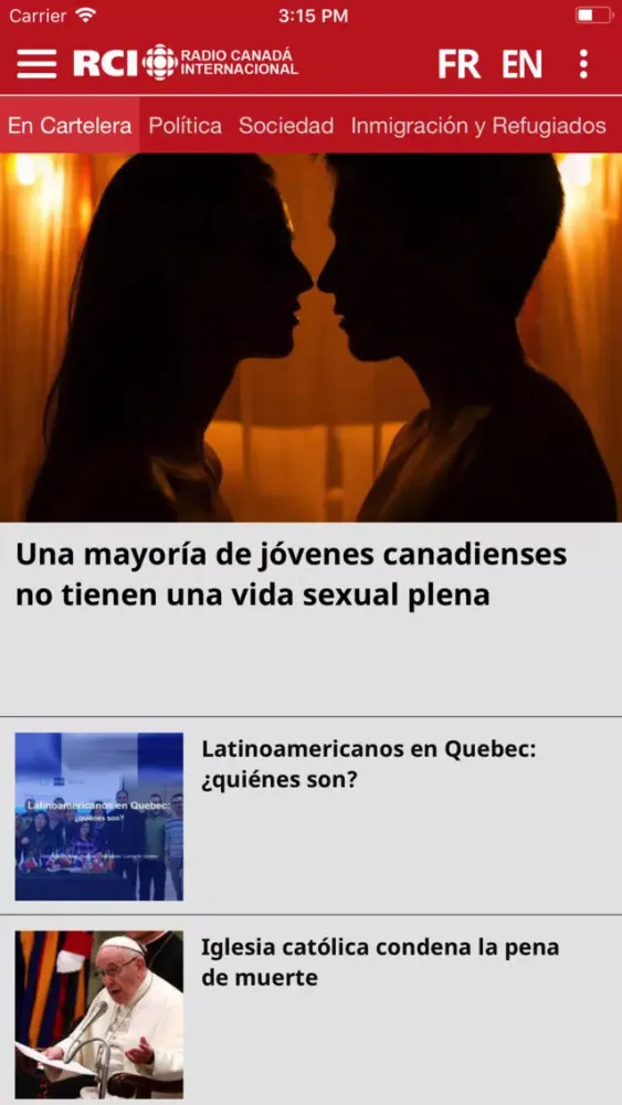 Radio Canadá Internacional স্ক্রিনশট