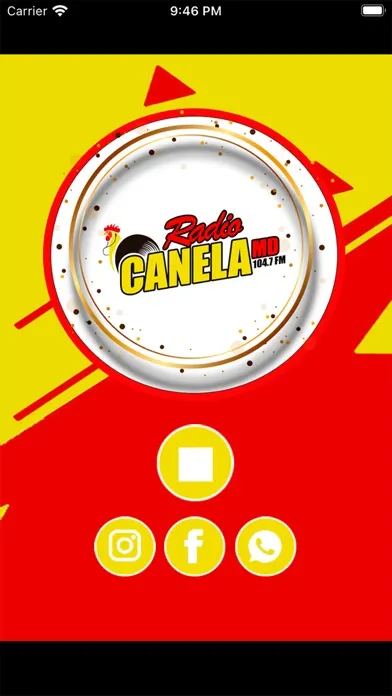 Tangkapan skrin Radio Canela MD 104.7 FM