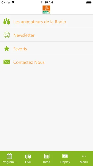RADIO COTE D'IVOIRE স্ক্রিনশট