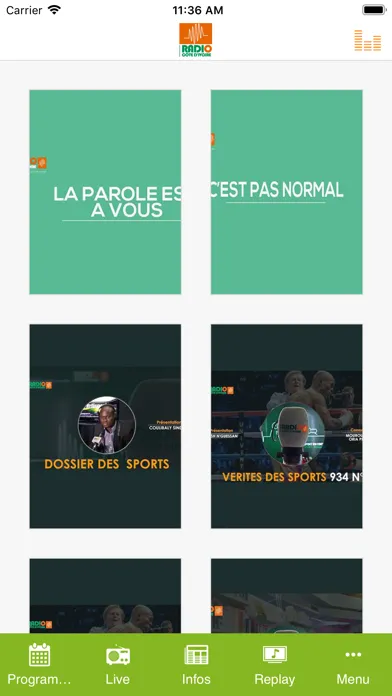 RADIO COTE D'IVOIRE স্ক্রিনশট