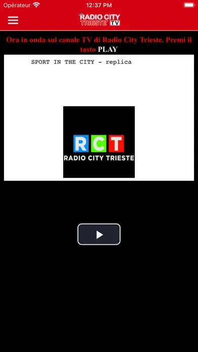 Tangkapan skrin Radio City Trieste TV