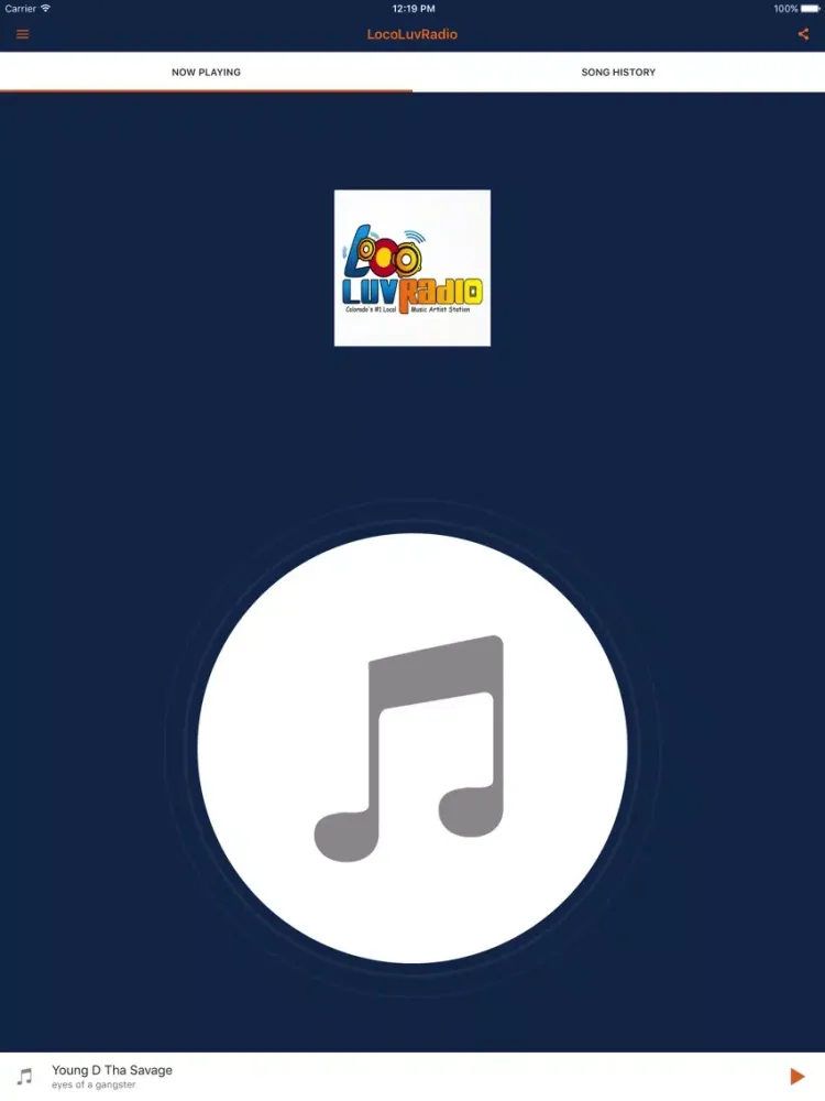 Loco Luv Radio iPad  Screenshots
