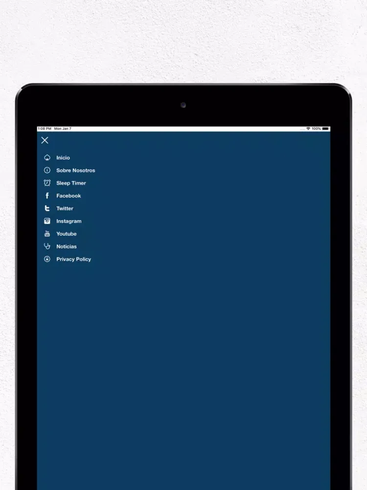 Ảnh chụp màn hình của Buena Vibra Radio iPad 