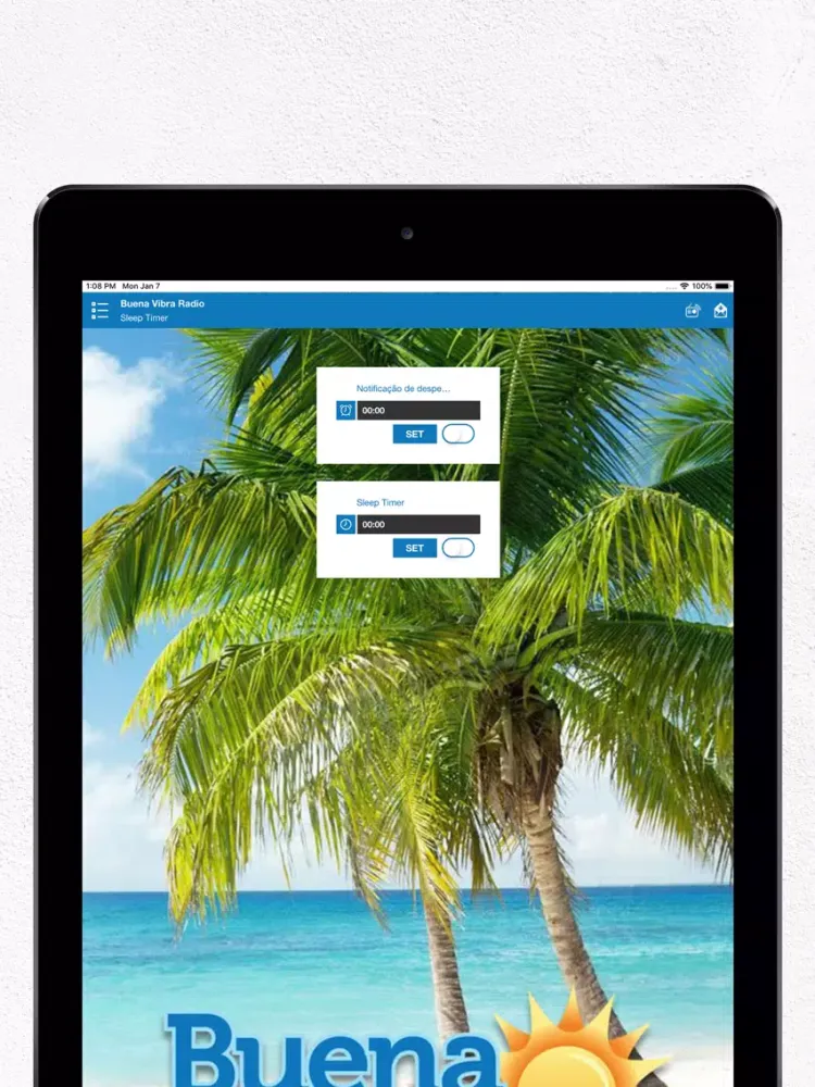 Ảnh chụp màn hình của Buena Vibra Radio iPad 