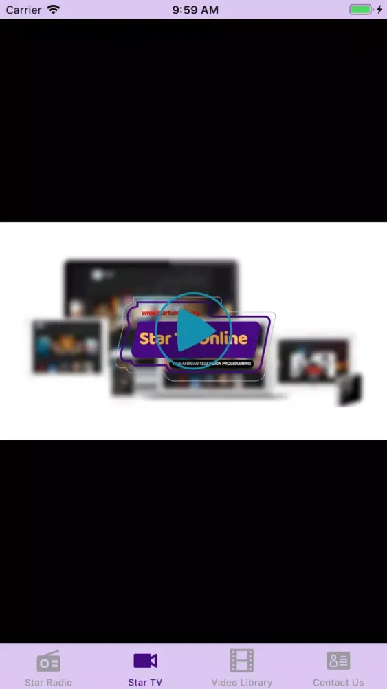 Ảnh chụp màn hình của MyStar Radio
