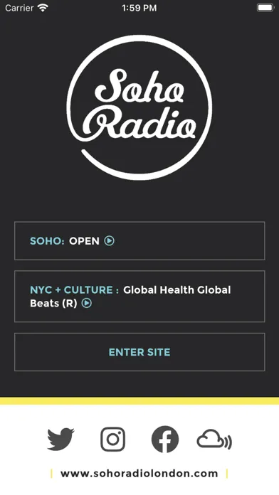Zrzuty ekranu Soho Radio