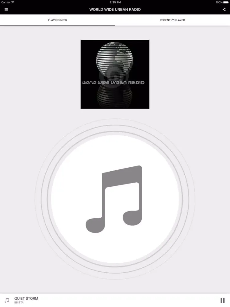 WORLD WIDE URBAN RADIO iPad 应用截图