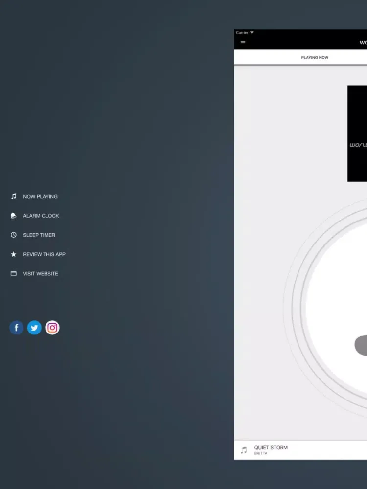 WORLD WIDE URBAN RADIO iPad 应用截图