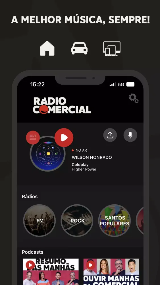 Captures d'écran de Radio Comercial