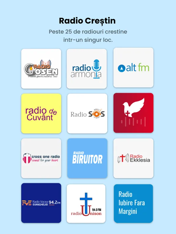 Radio Crestin iPad  स्क्रीनशॉट