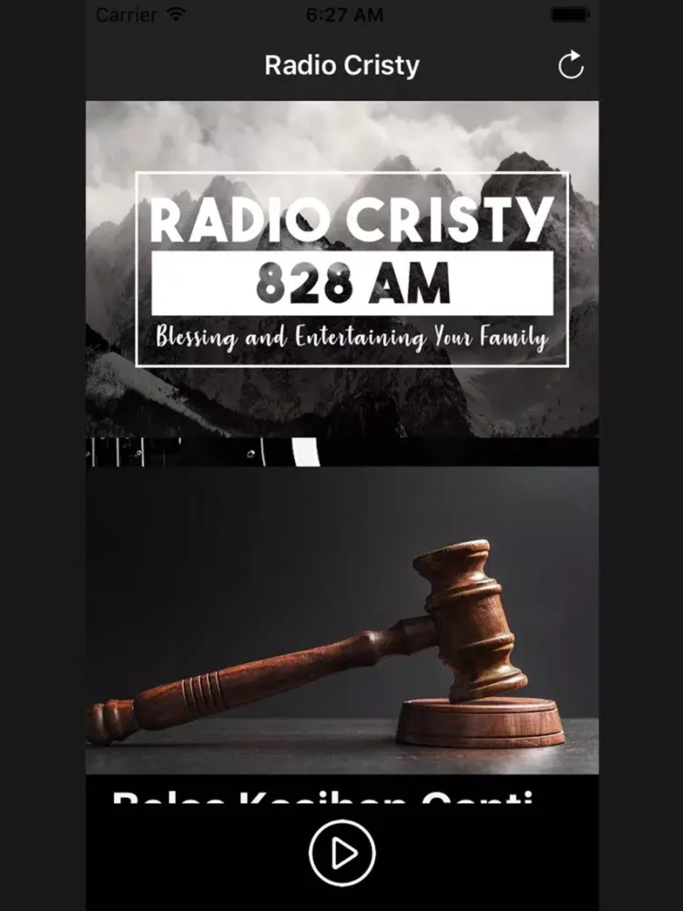 Ảnh chụp màn hình của Radio Cristy Makassar iPad 