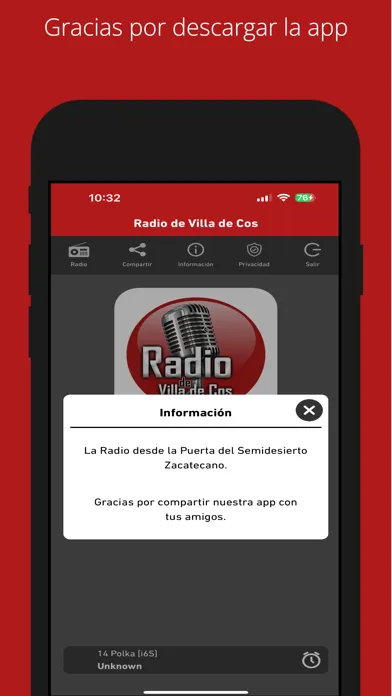 Ảnh chụp màn hình của Radio de Villa de Cos