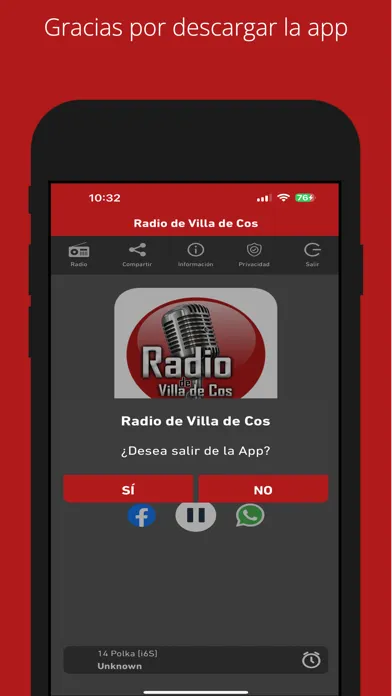 Ảnh chụp màn hình của Radio de Villa de Cos