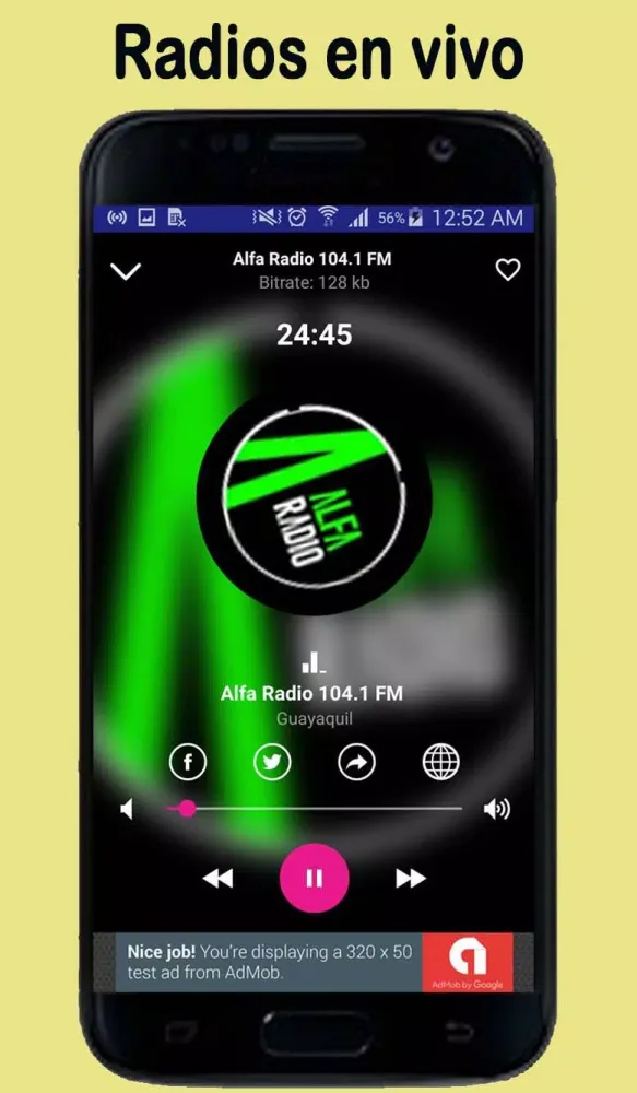 Capturas de pantalla de Radio FM Ecuador