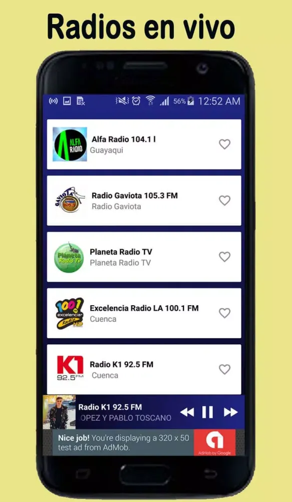 Capturas de pantalla de Radio FM Ecuador