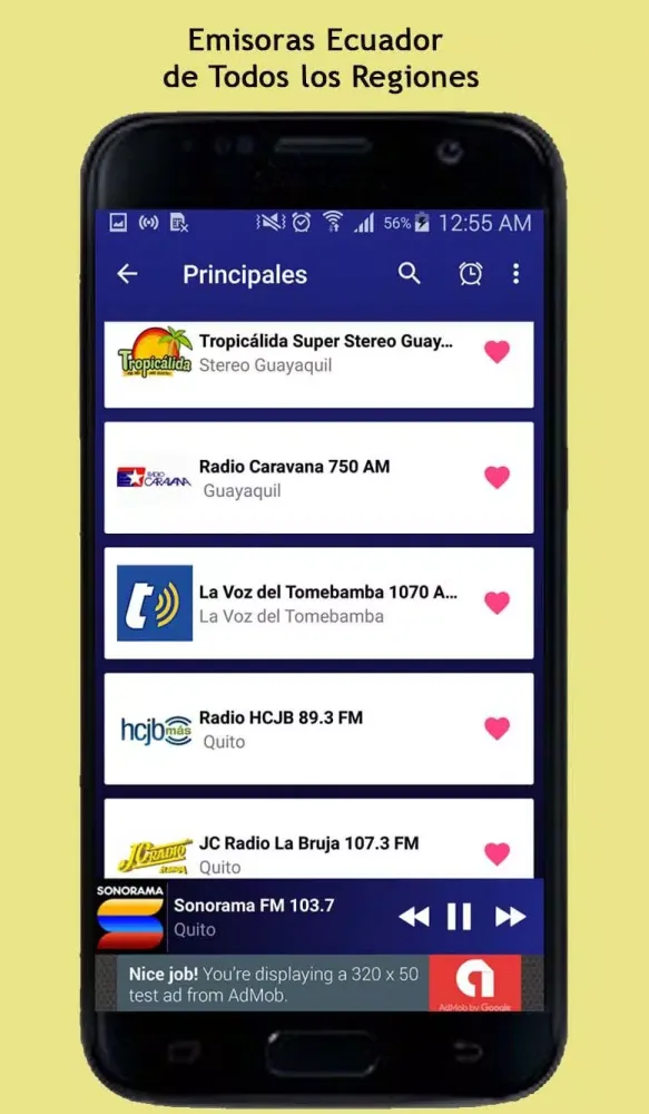 Capturas de pantalla de Radio FM Ecuador