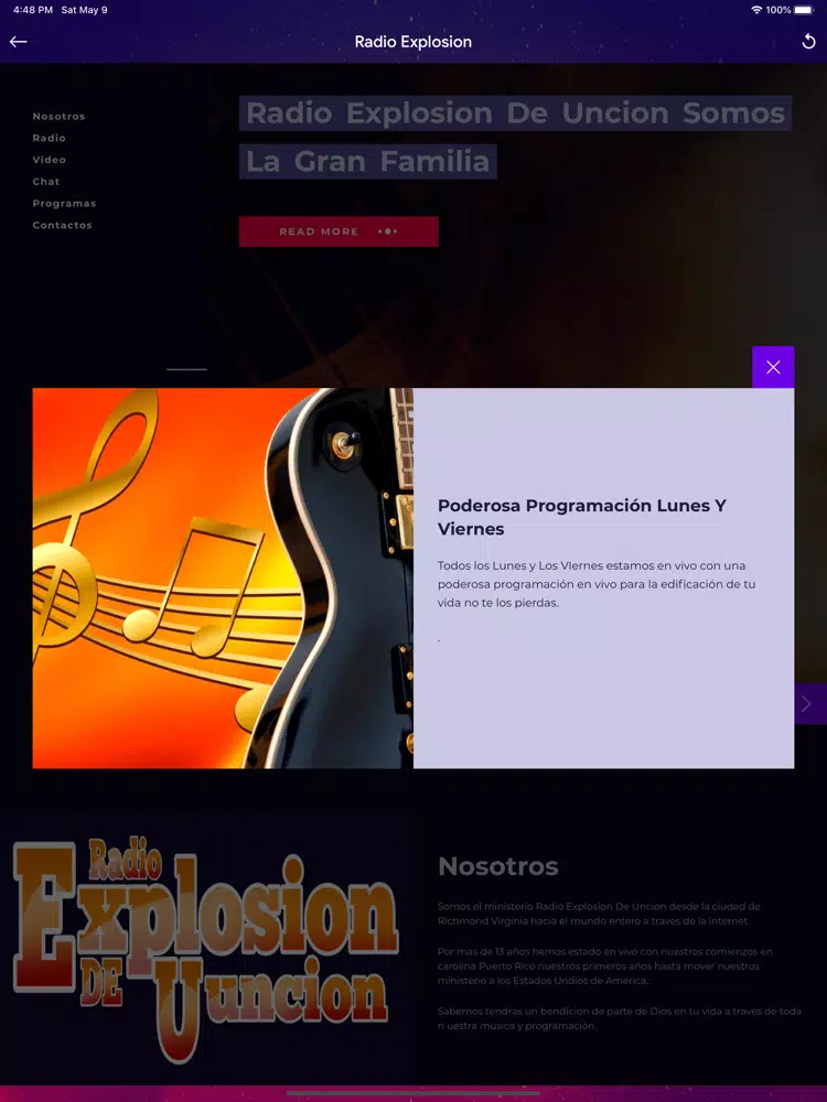 Radio Explosion iPad  Screenshots