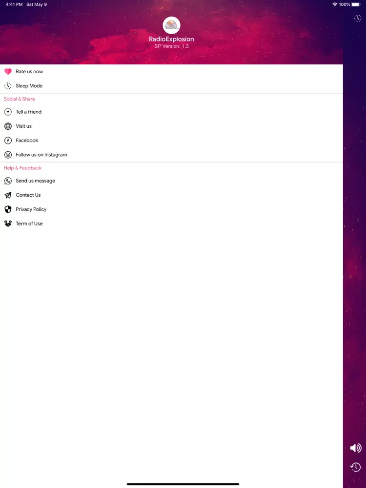 Radio Explosion iPad  Screenshots