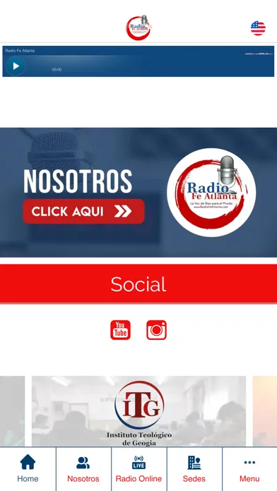 Zrzuty ekranu Radio Fe Atlanta