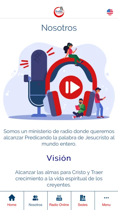 Zrzuty ekranu Radio Fe Atlanta