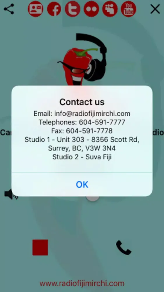 Radio Fiji Mirchi Canada Screenshots