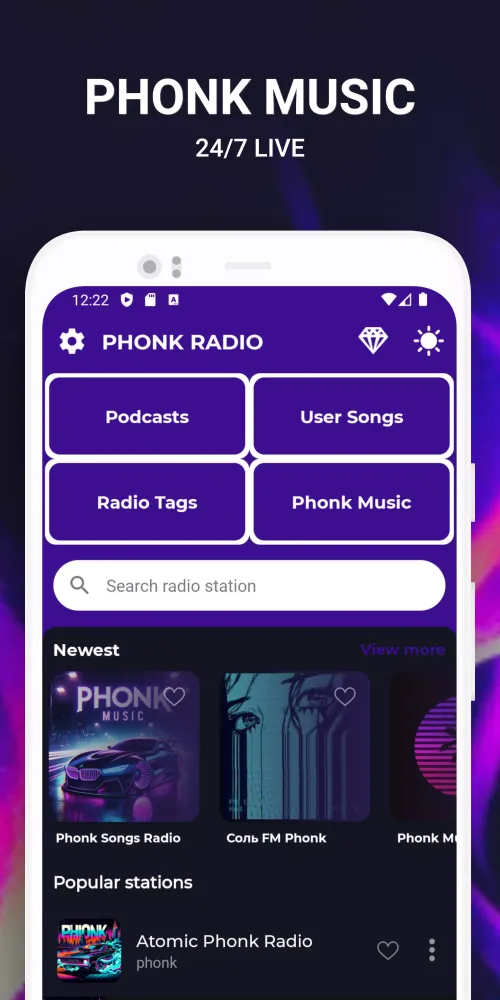 Phonk Music: EDM Gaming Radio স্ক্রিনশট