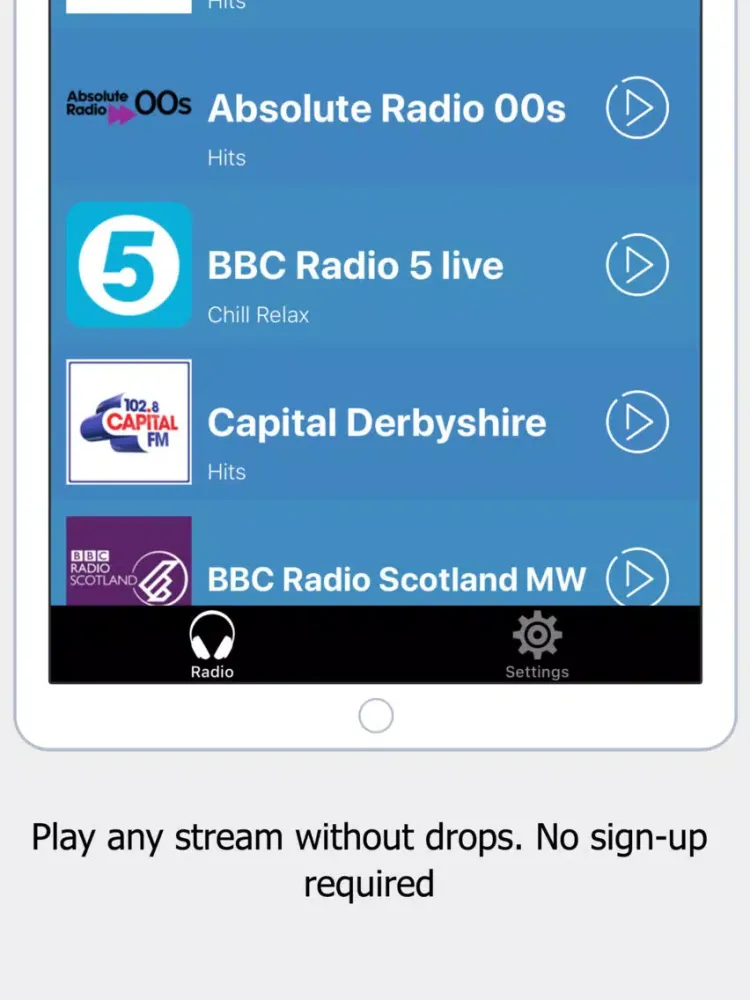 Houston Radio iPad 應用截圖
