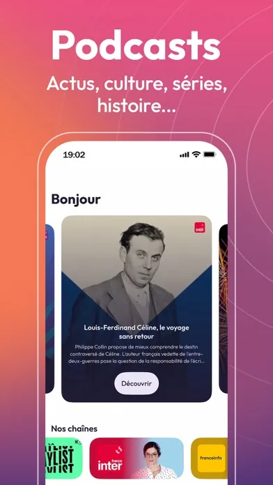 Screenshot di Radio France - podcast, direct