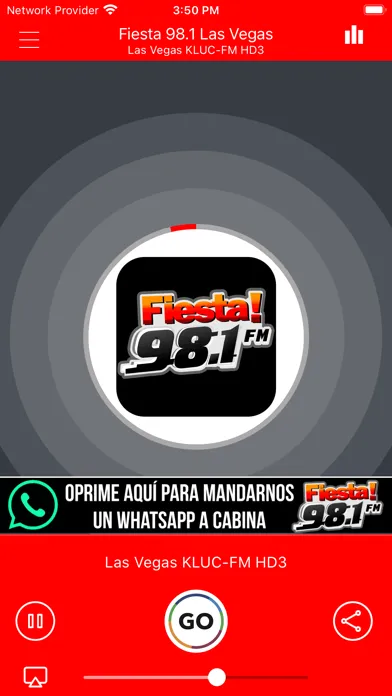 Capturas de tela do Fiesta 98.1 Las Vegas