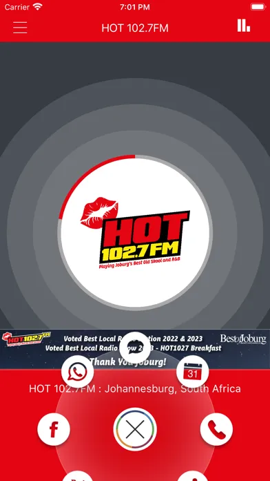HOT 102.7FM स्क्रीनशॉट