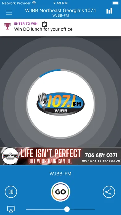 Captures d'écran de WJBB Northeast Georgia's 107.1