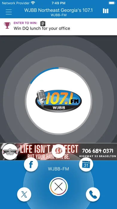 Captures d'écran de WJBB Northeast Georgia's 107.1
